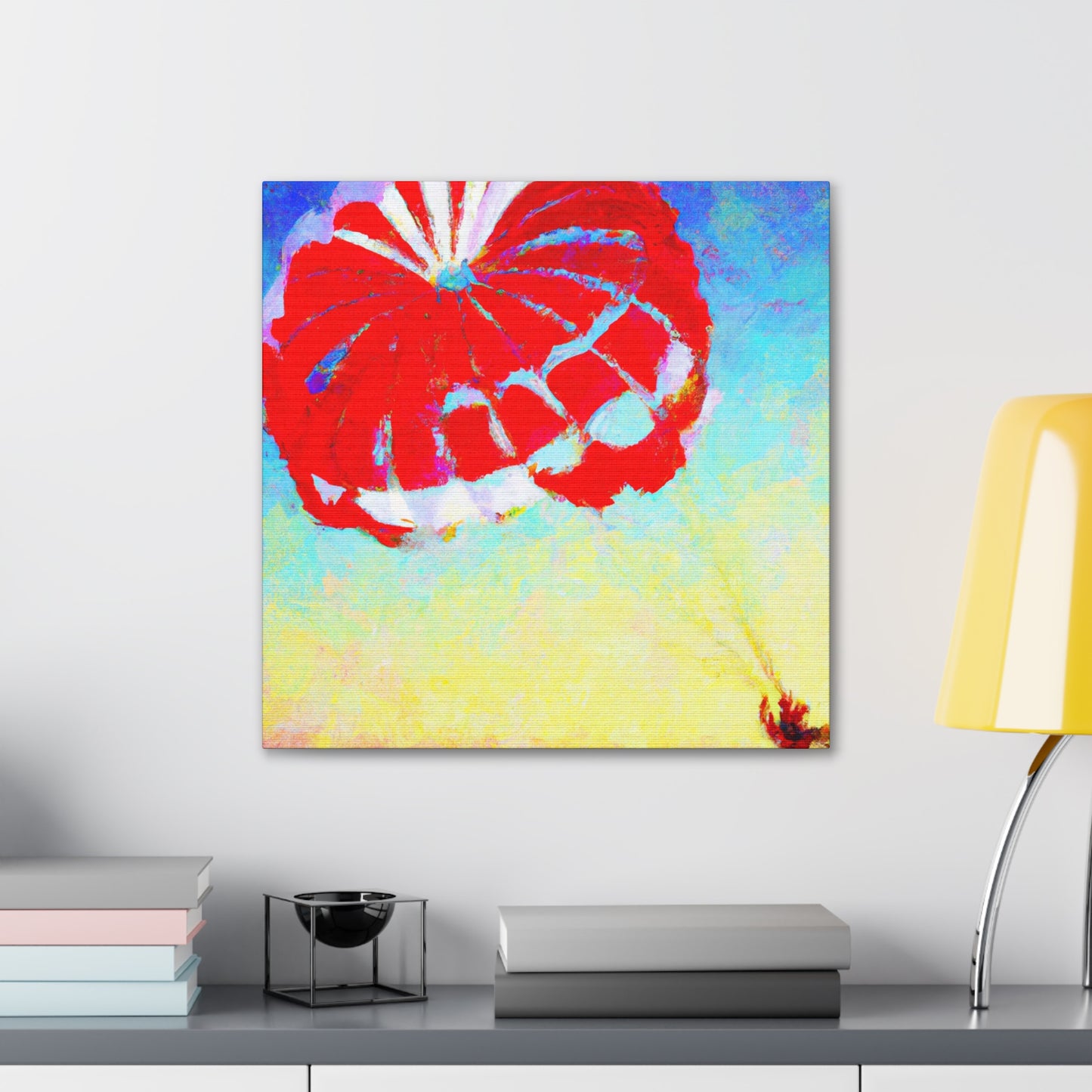 Parasailing In Impressionism - Canvas