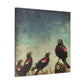 "Feathered Winged Mastersong" - Canvas