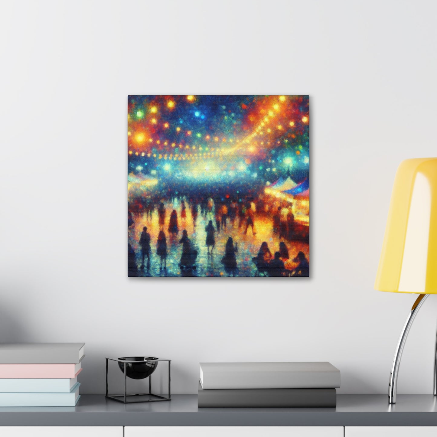 "Vibrant Festival Rhapsody" - Canvas