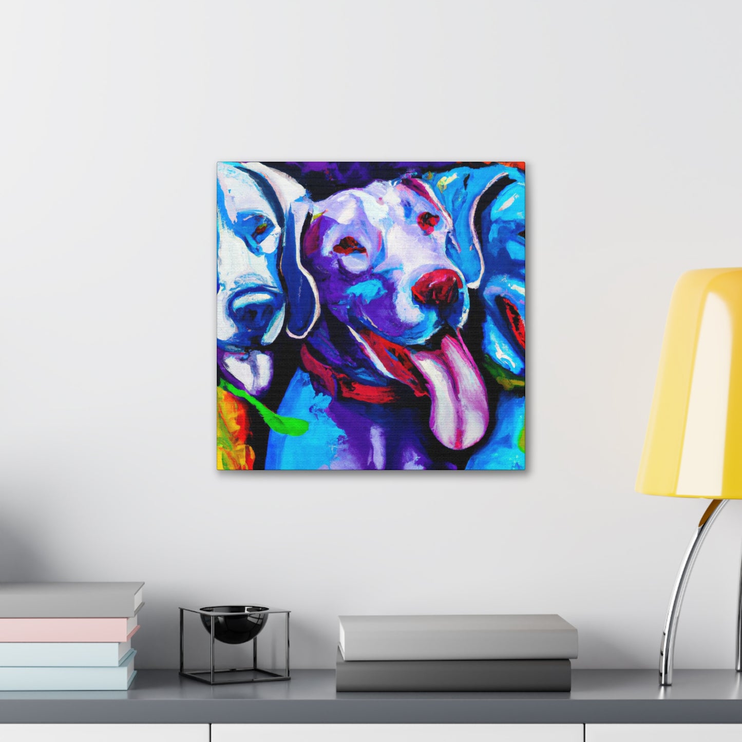 Weimaraner Winter Wonders - Canvas