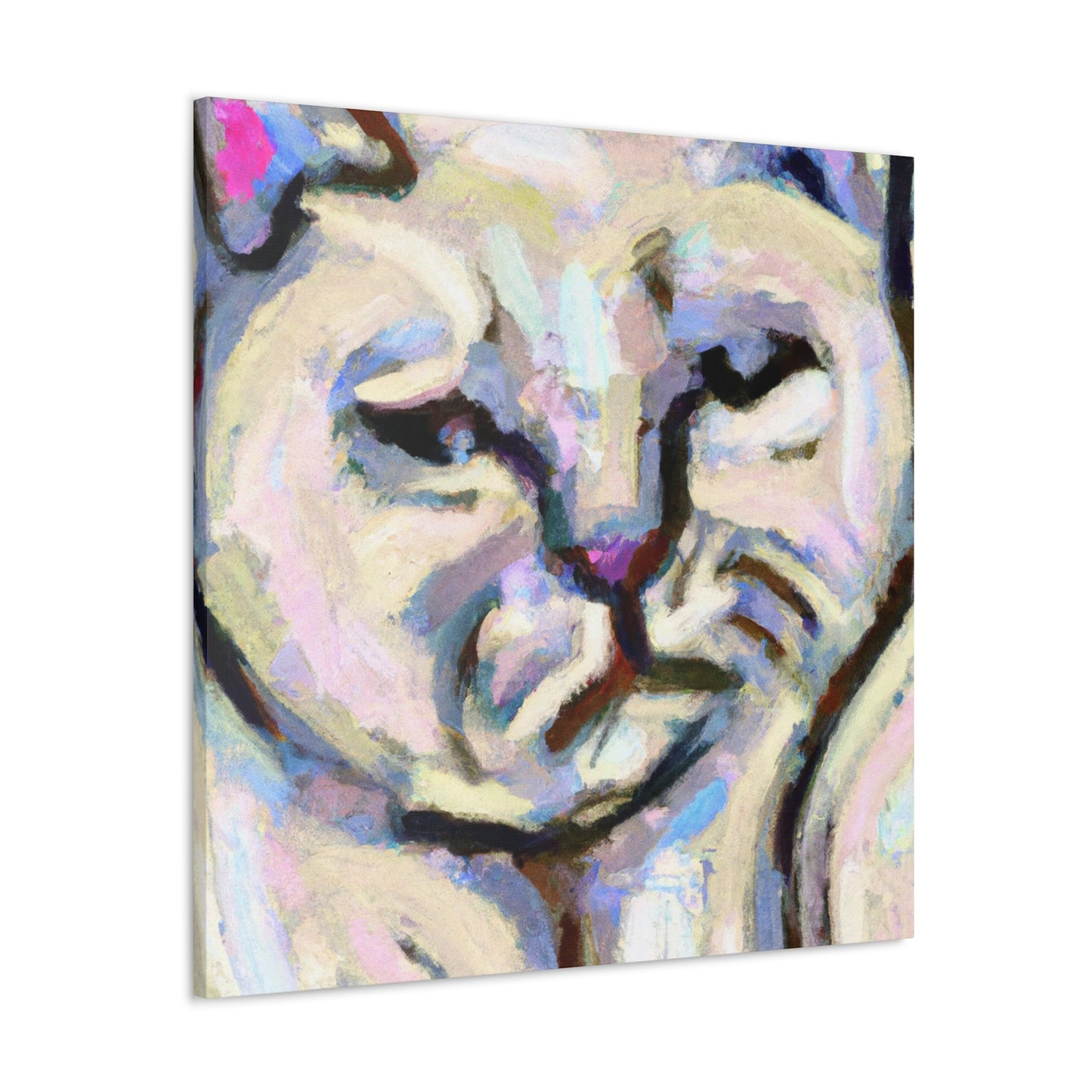 "Siamese in Expressionism" - Canvas