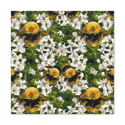 Bumblebee in Impasto - Canvas