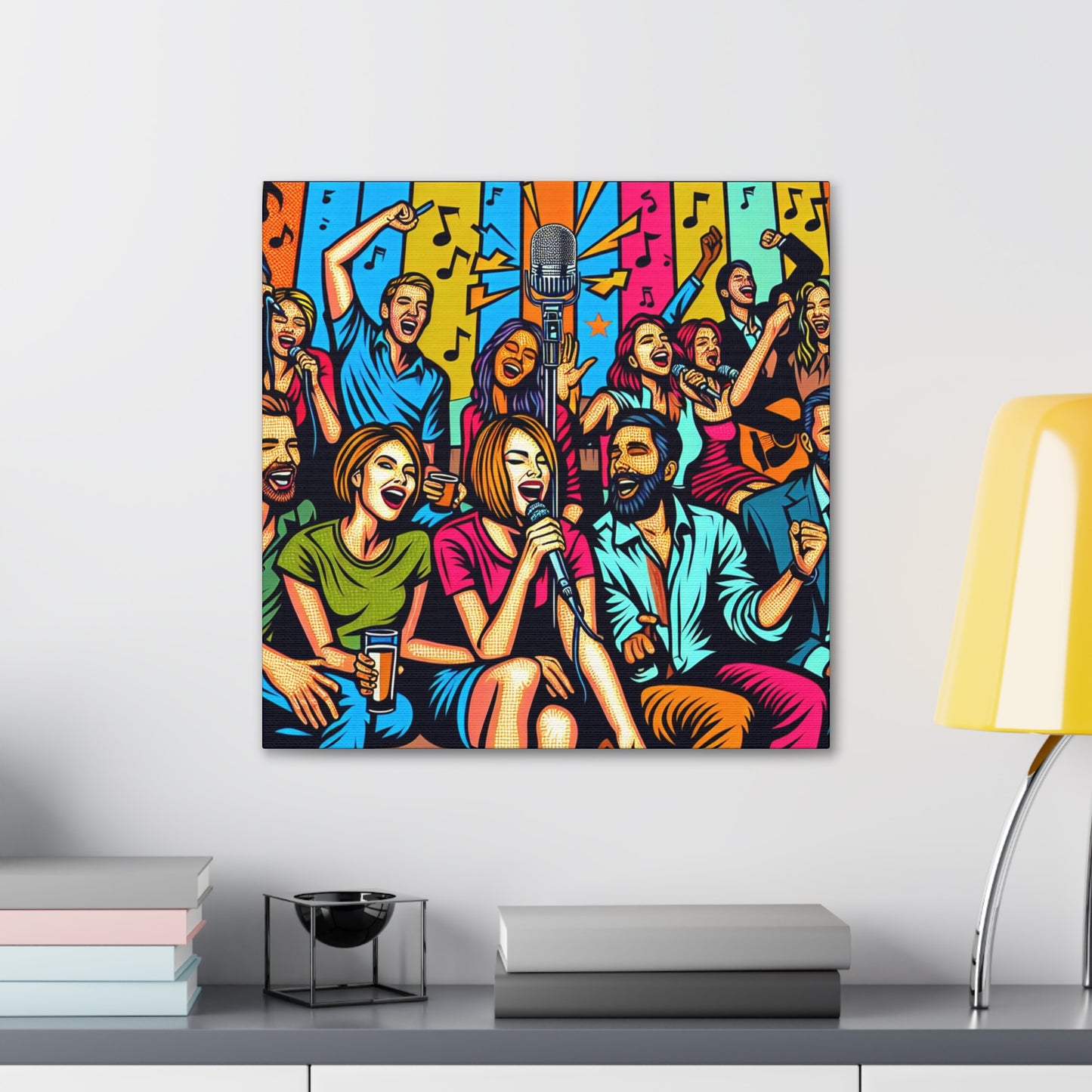 Rhythmic Nights Revived - Canvas