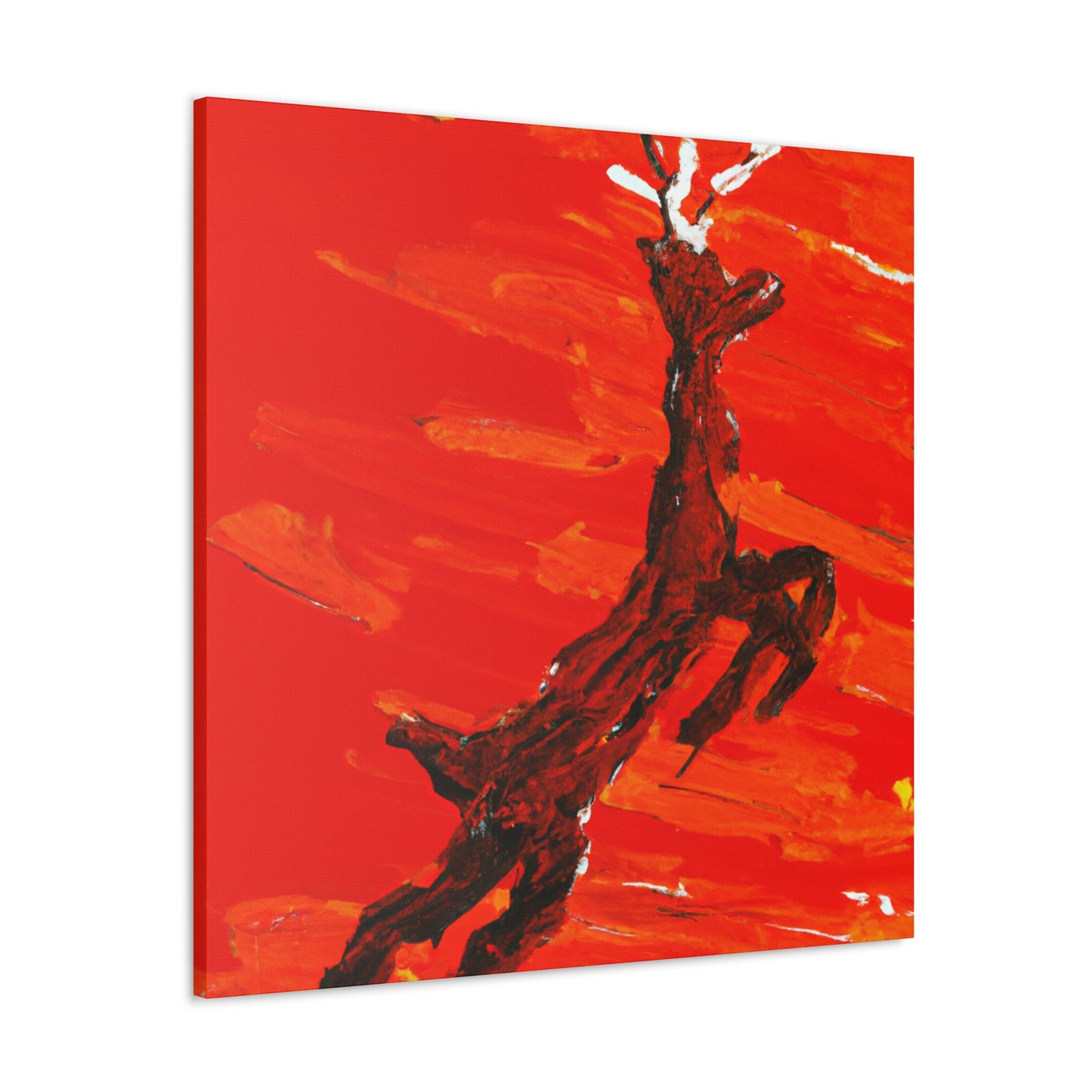 Reindeer in Simplicity - Canvas