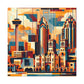 "Vibrant City Rhythms" - Canvas