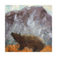 "The Brown Bear Roars" - Canvas