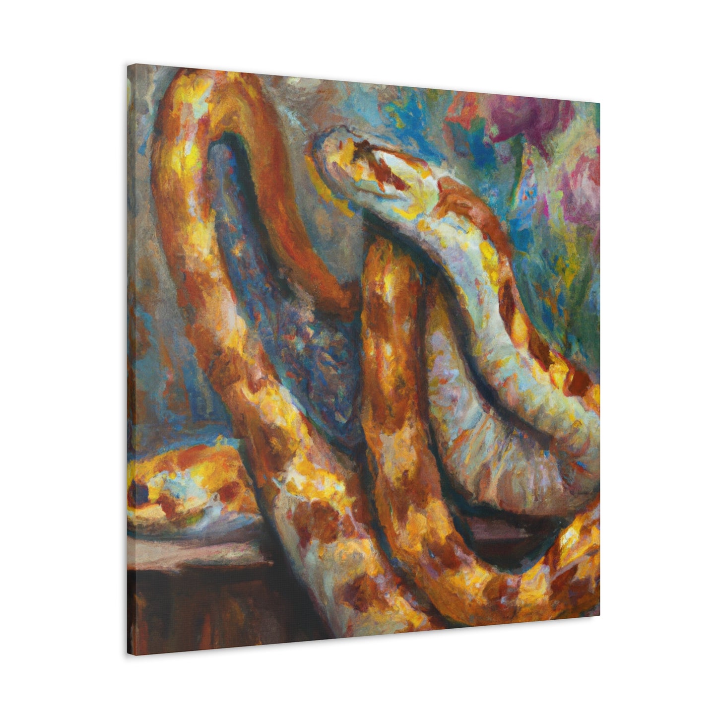 Corn Snake Impressionism - Canvas