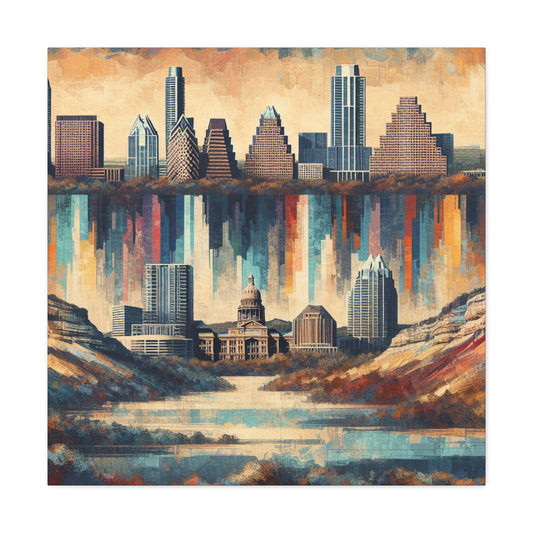 "Enchanting Austin Sunset" - Canvas