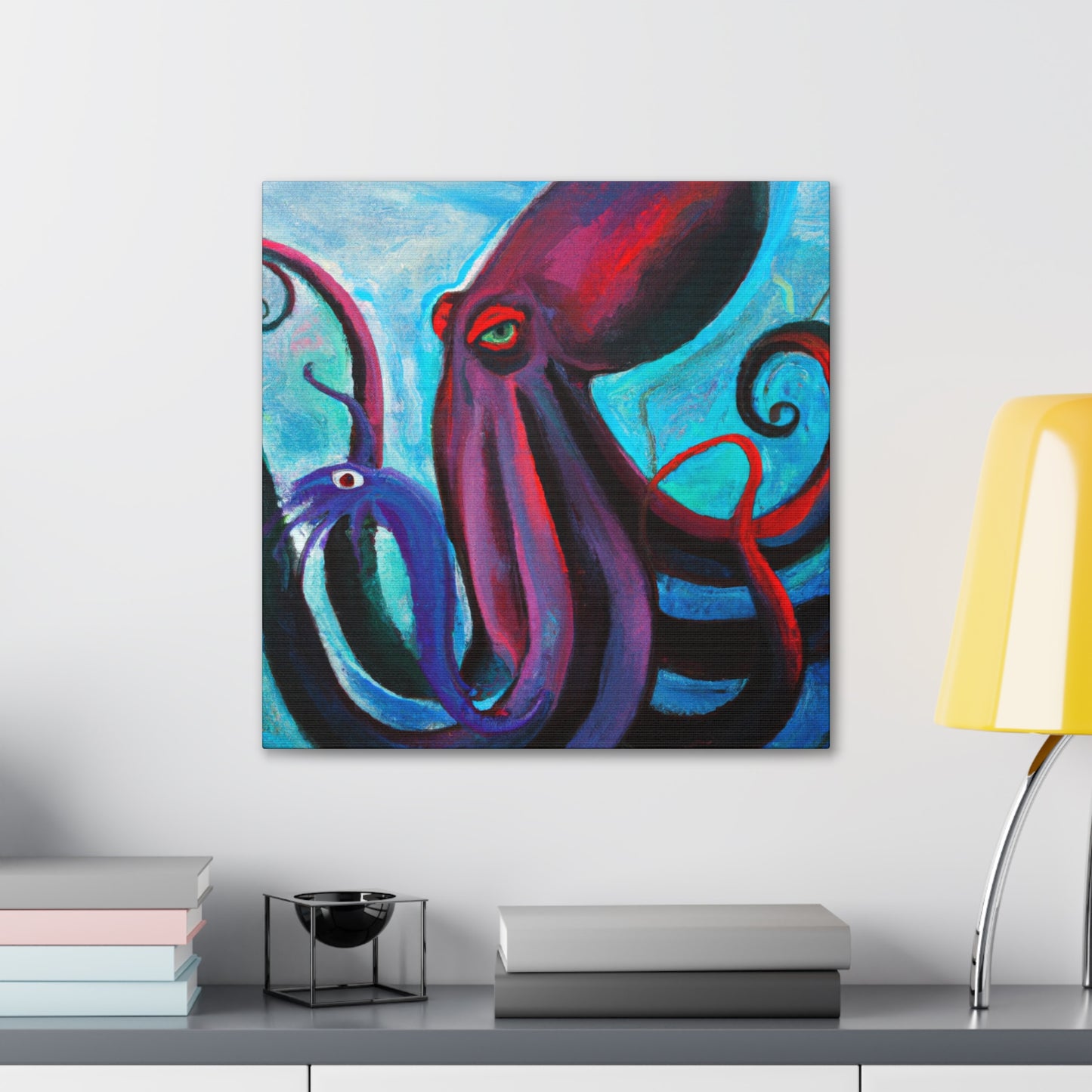 Octopus in Dreamsland - Canvas