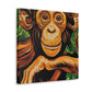 "A Chimpanzee's Dreamland" - Canvas