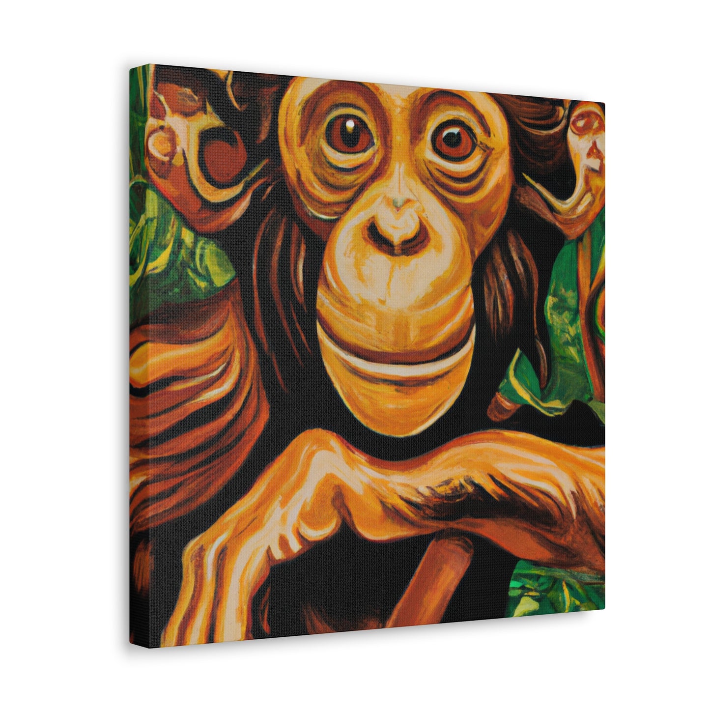 "A Chimpanzee's Dreamland" - Canvas