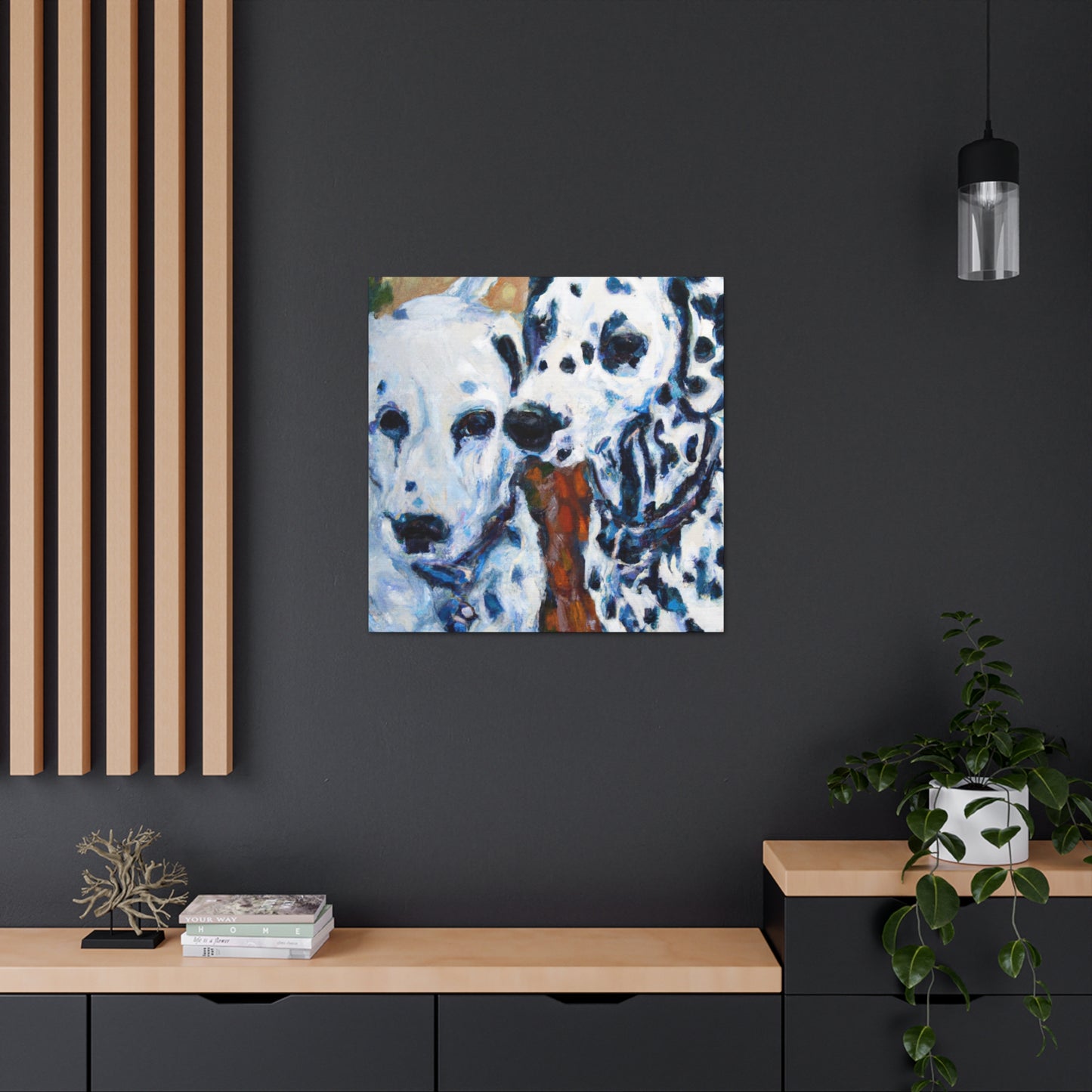 Dalmatian at Dusk - Canvas