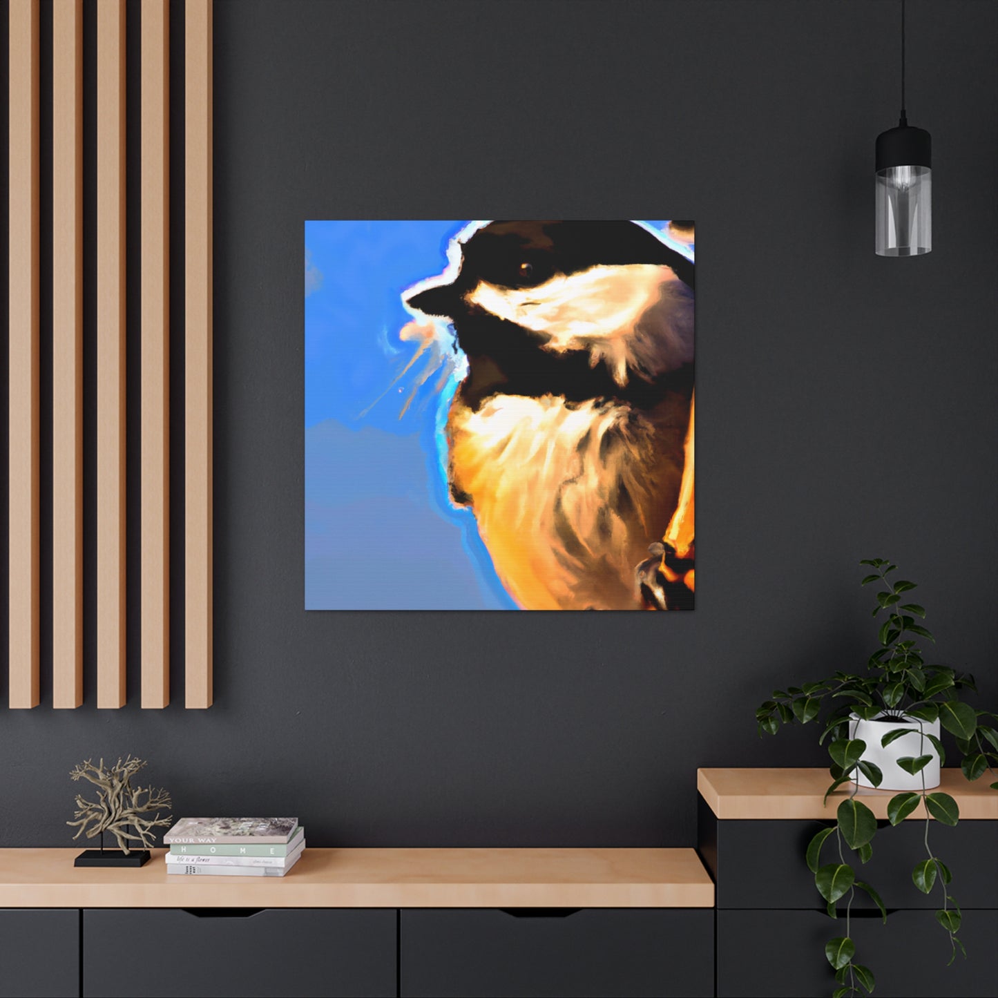 "Chickadee Hyperrealism" - Canvas