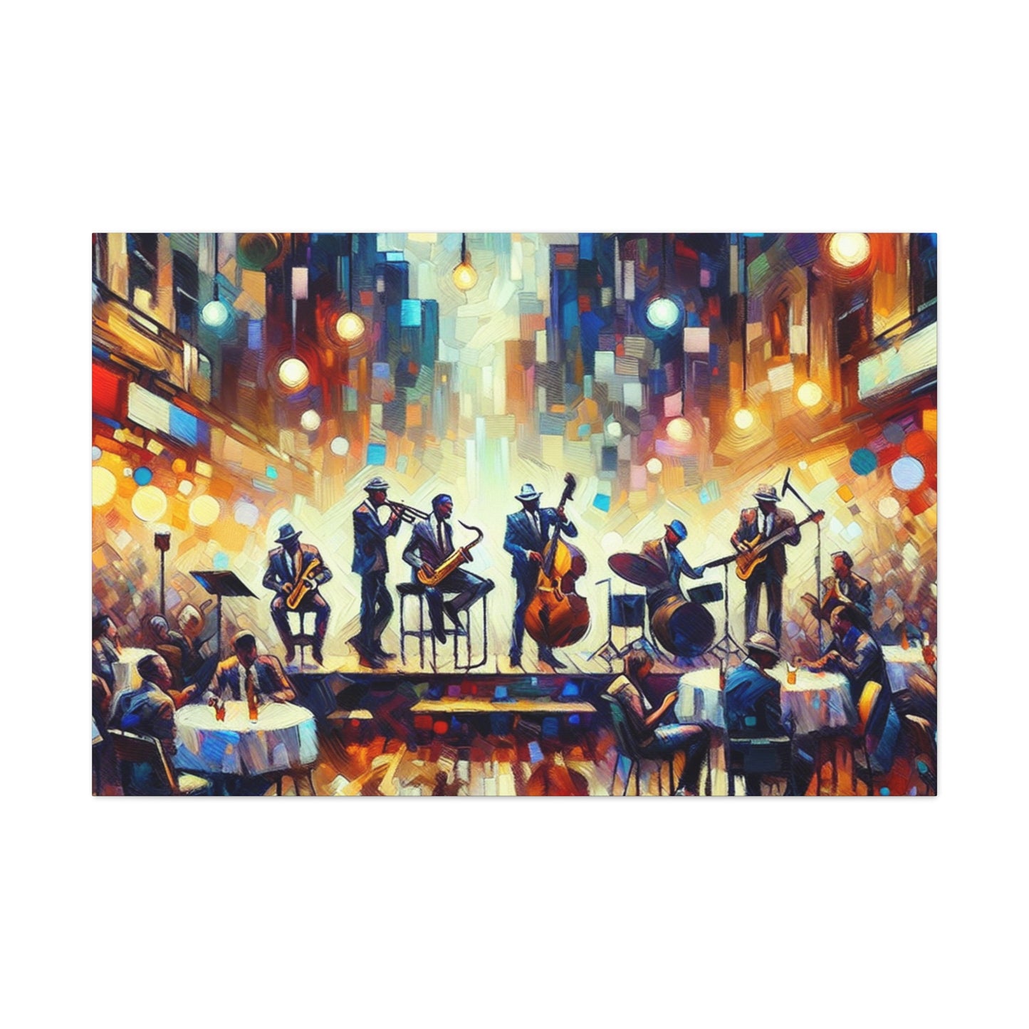 "Lively Rhythms of Jazz" - Canvas