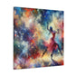 Rhythmic Twirls of Grace - Canvas