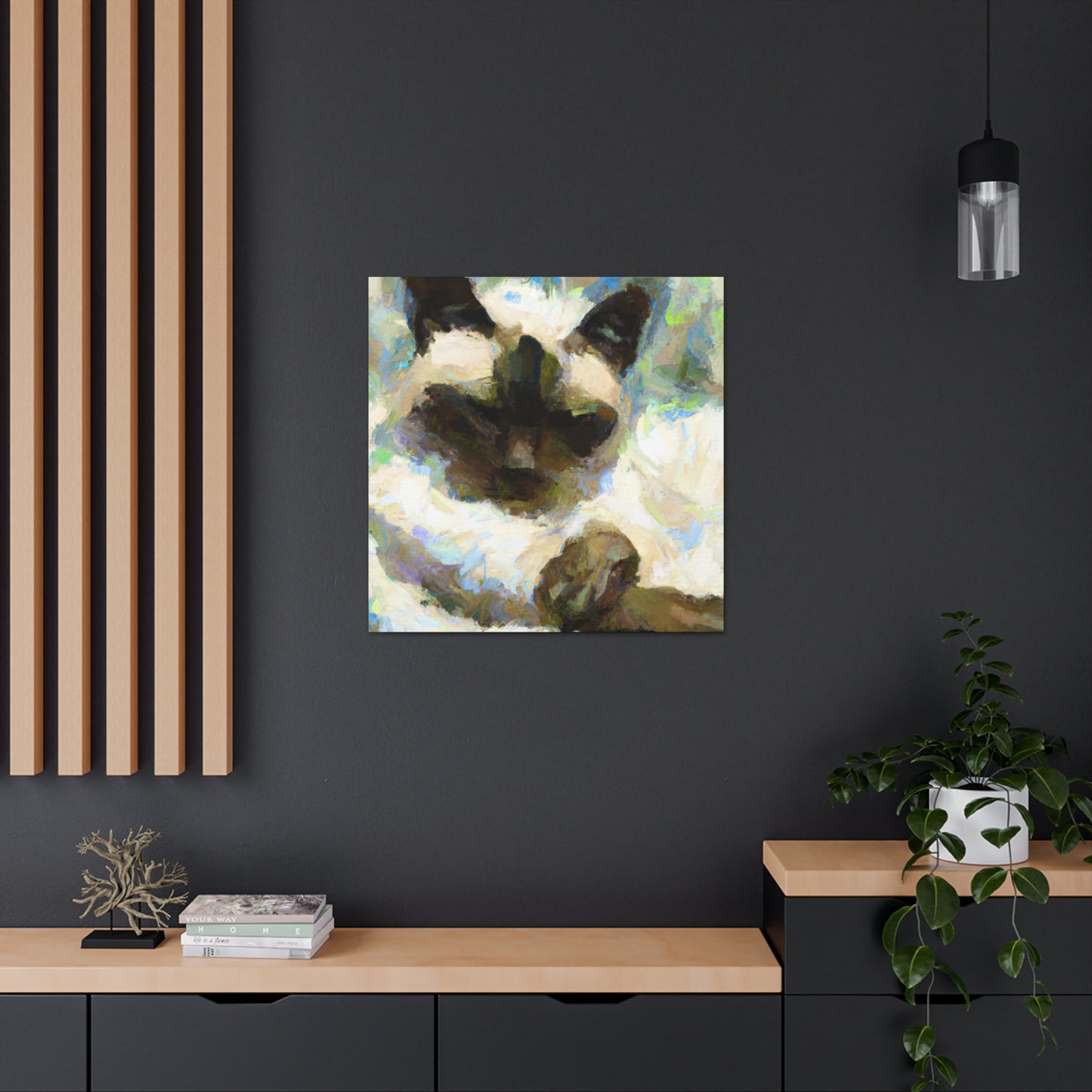 Siamese Sisters Embrace - Canvas