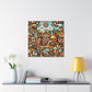 Whimsical Tapestry of Time - Canvas