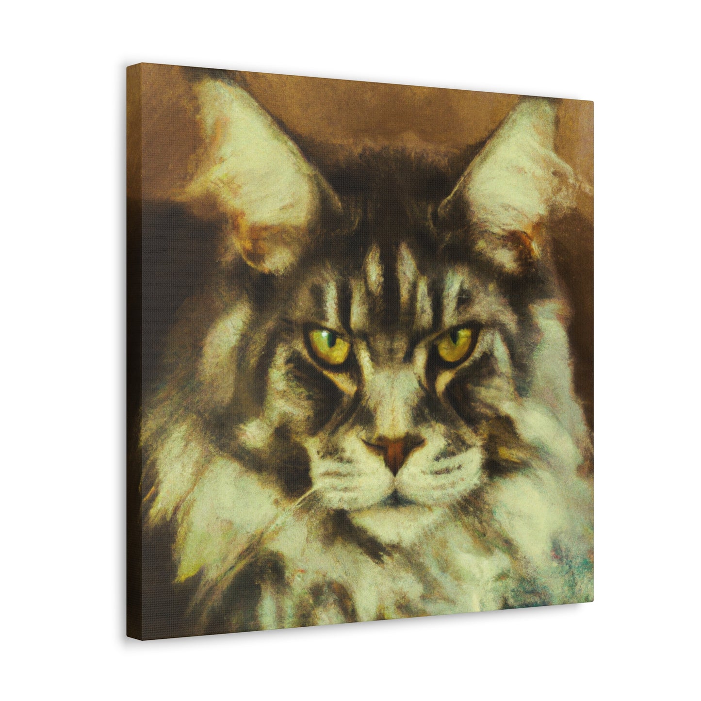 Maine Coon Majesty - Canvas