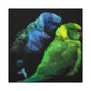 Lovebirds in Flight - Canvas