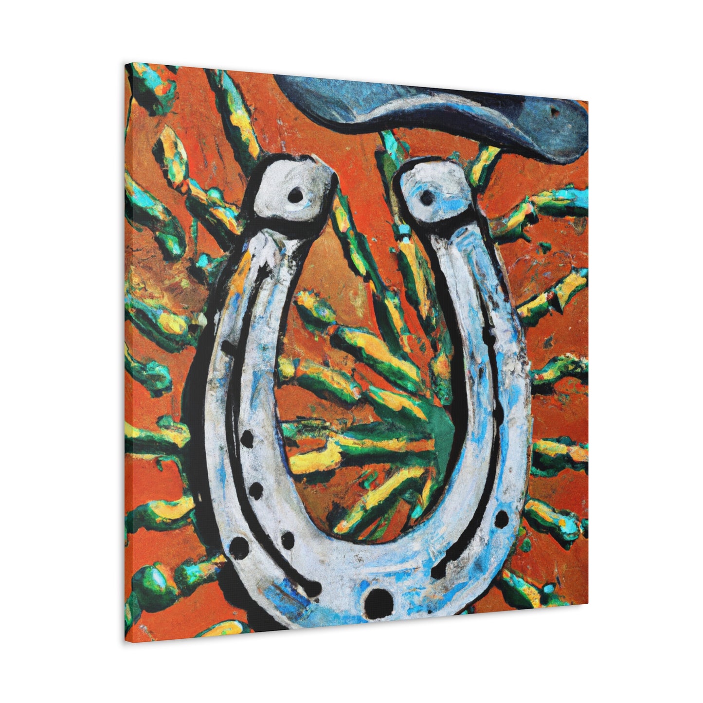 "Horseshoe Forge: Art" - Canvas