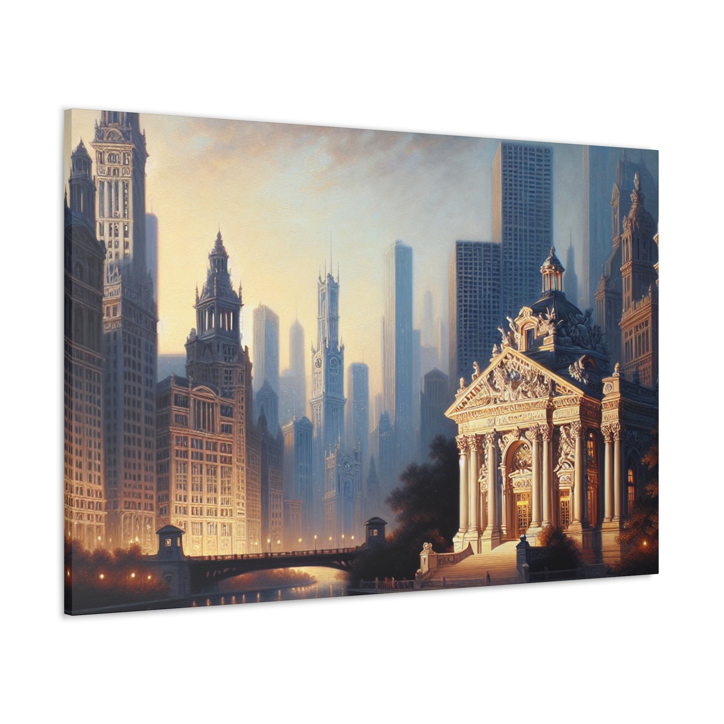 "Enchanting Chicagoland Elegance" - Canvas