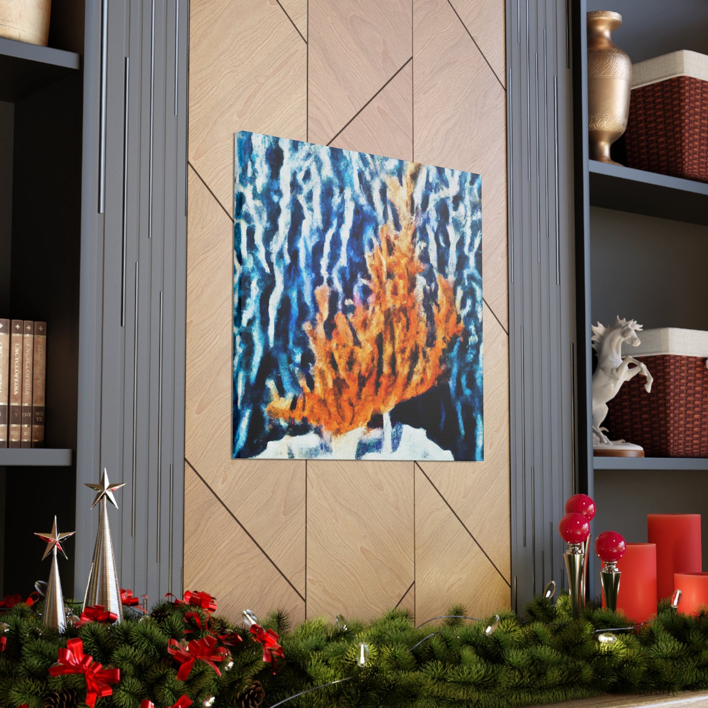 Coral in the Sky - Canvas