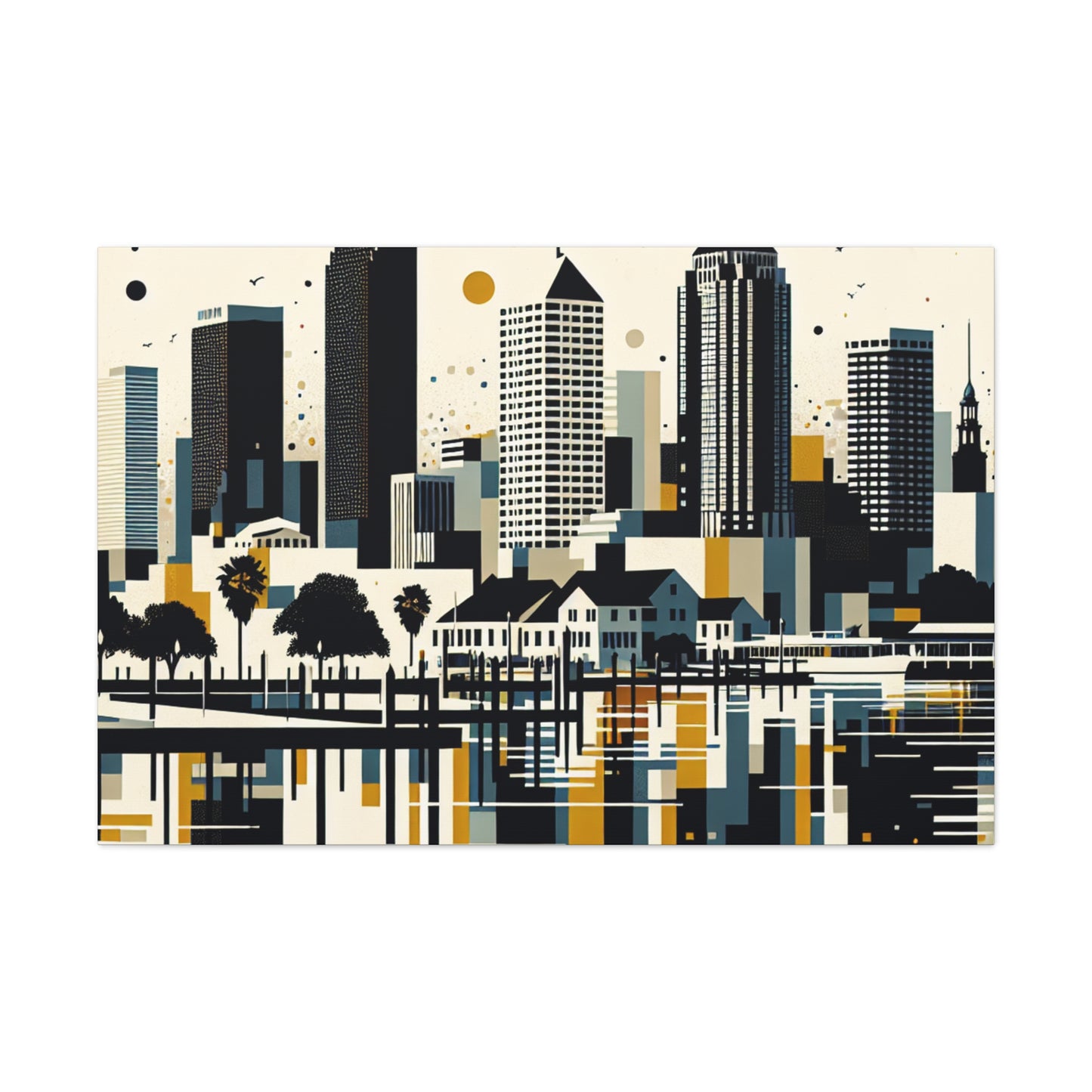 "Serene Tampa Melodies" - Canvas