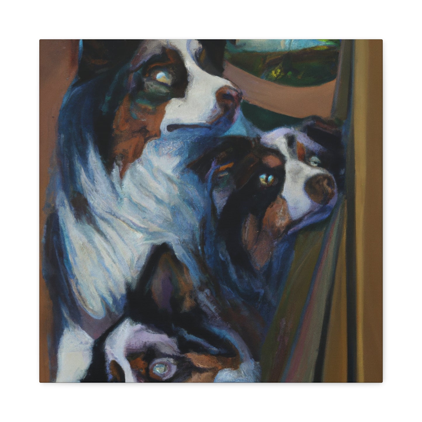 Aussie Dog Illusionists - Canvas