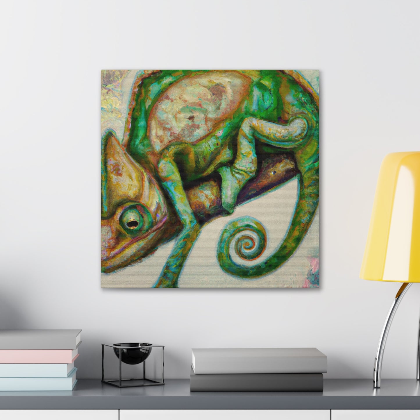 Veiled Chameleon Mystery - Canvas