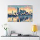 "Melodic Cityscape Medley" - Canvas