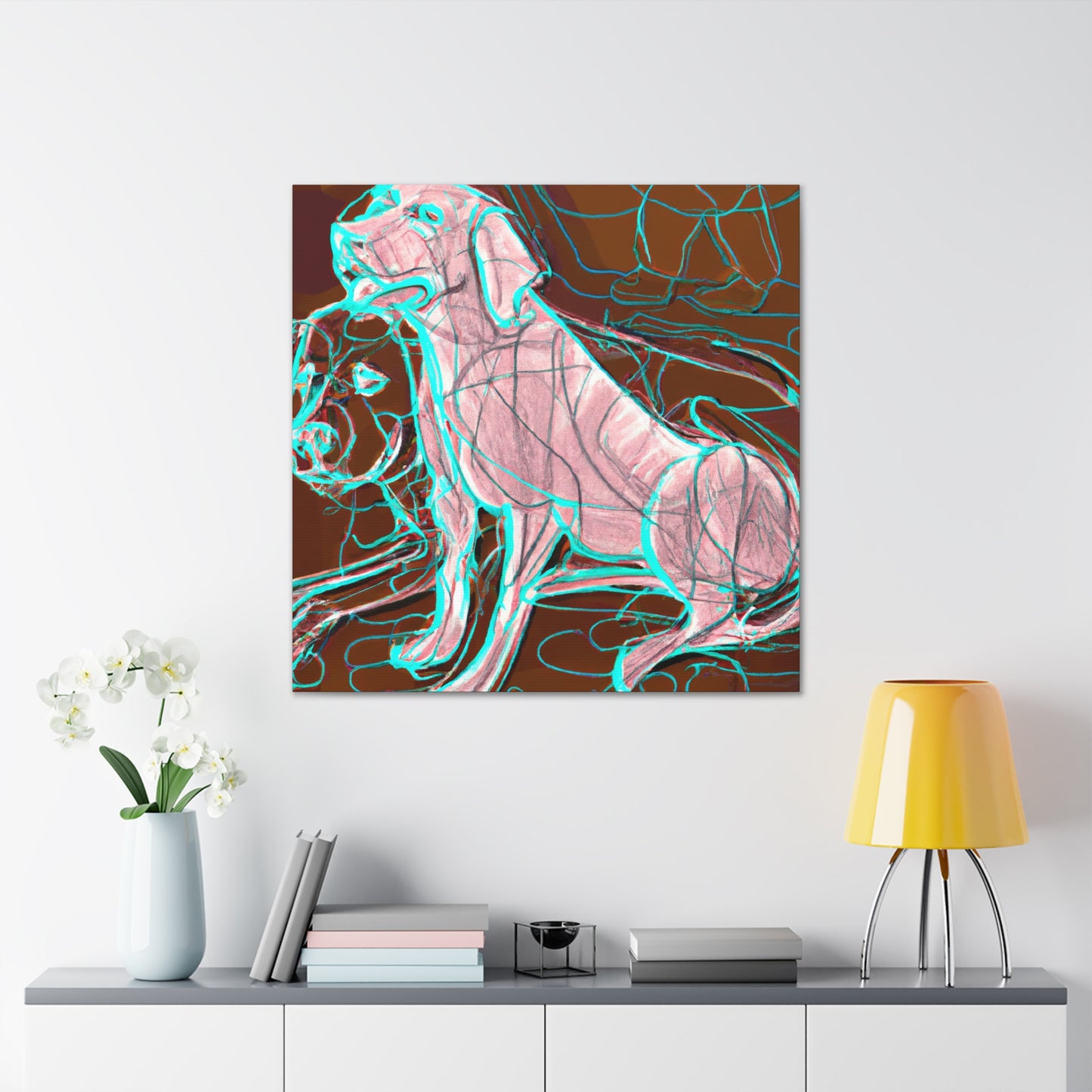 "Labrador Retriever Dreamscape" - Canvas