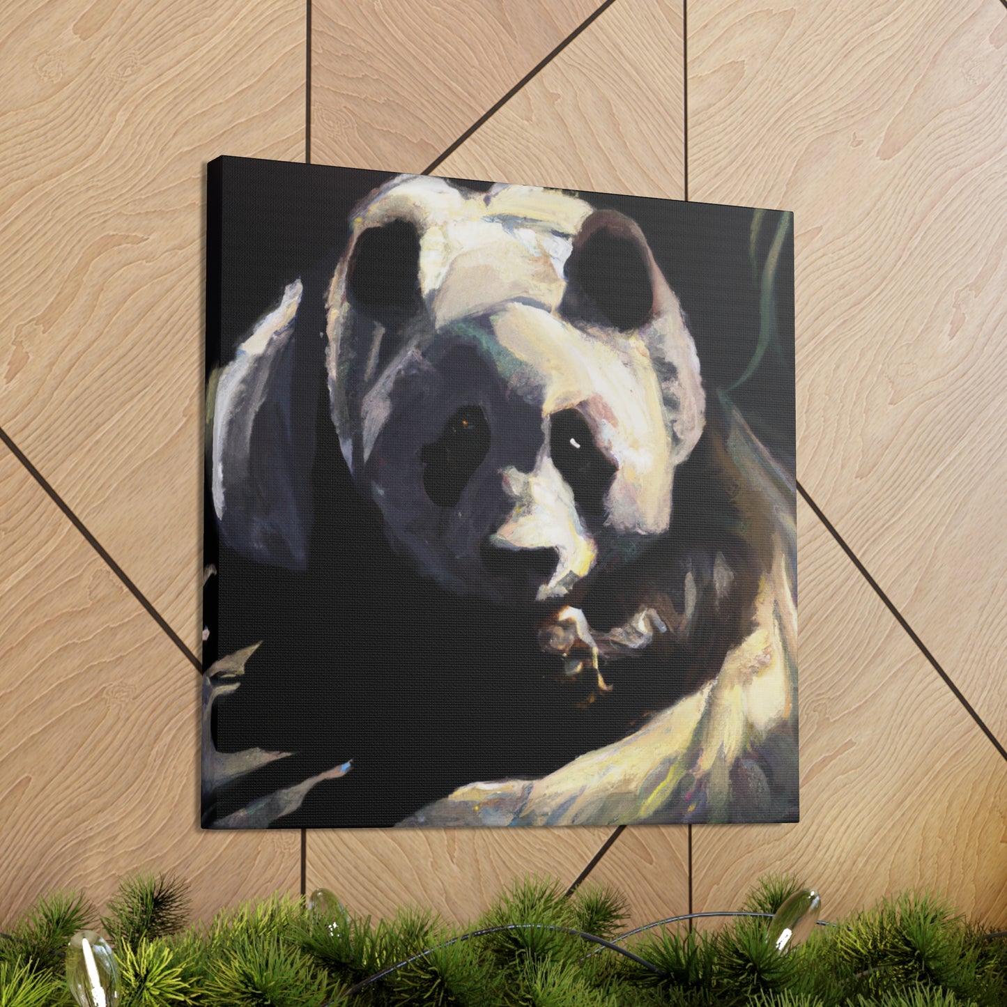 Giant Panda Enchantment - Canvas