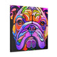 "Bulldog's Majestic Slumber" - Canvas