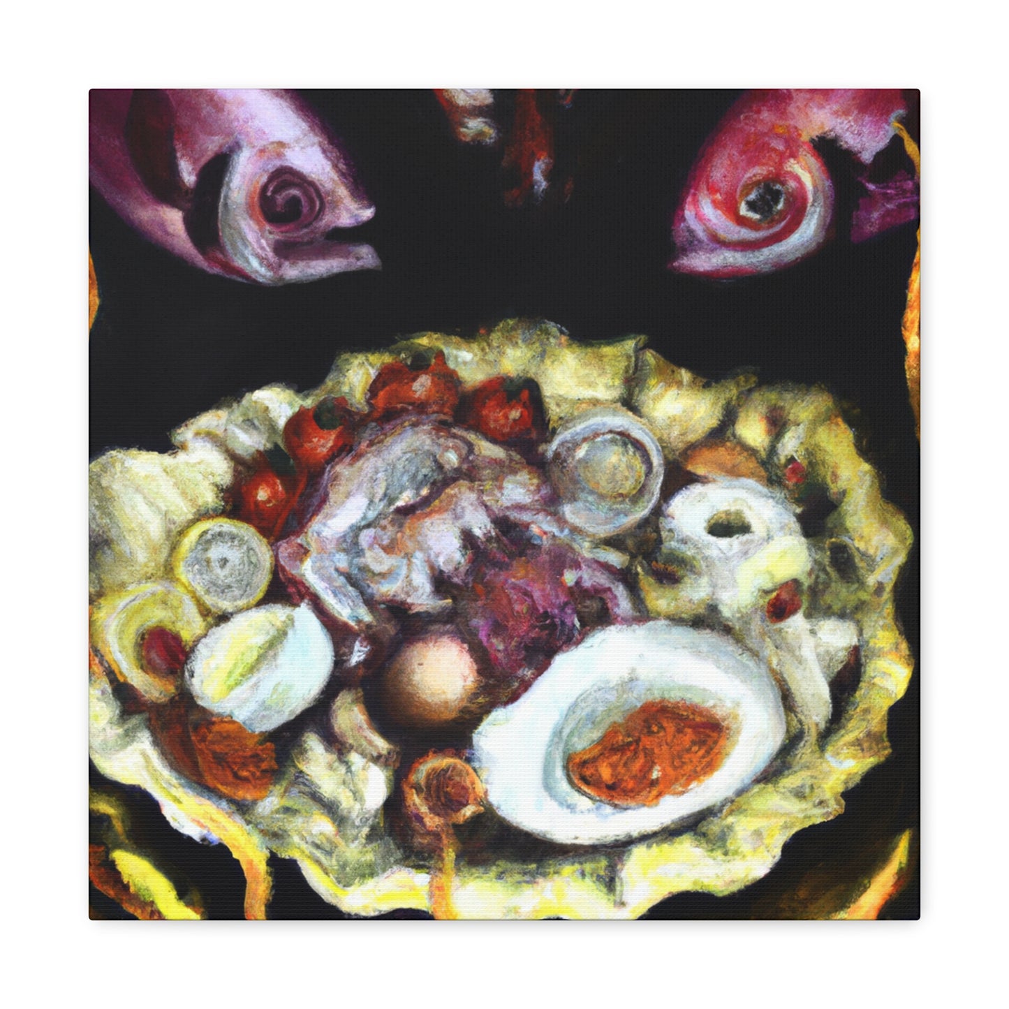 Seafood of the Sea - Canvas