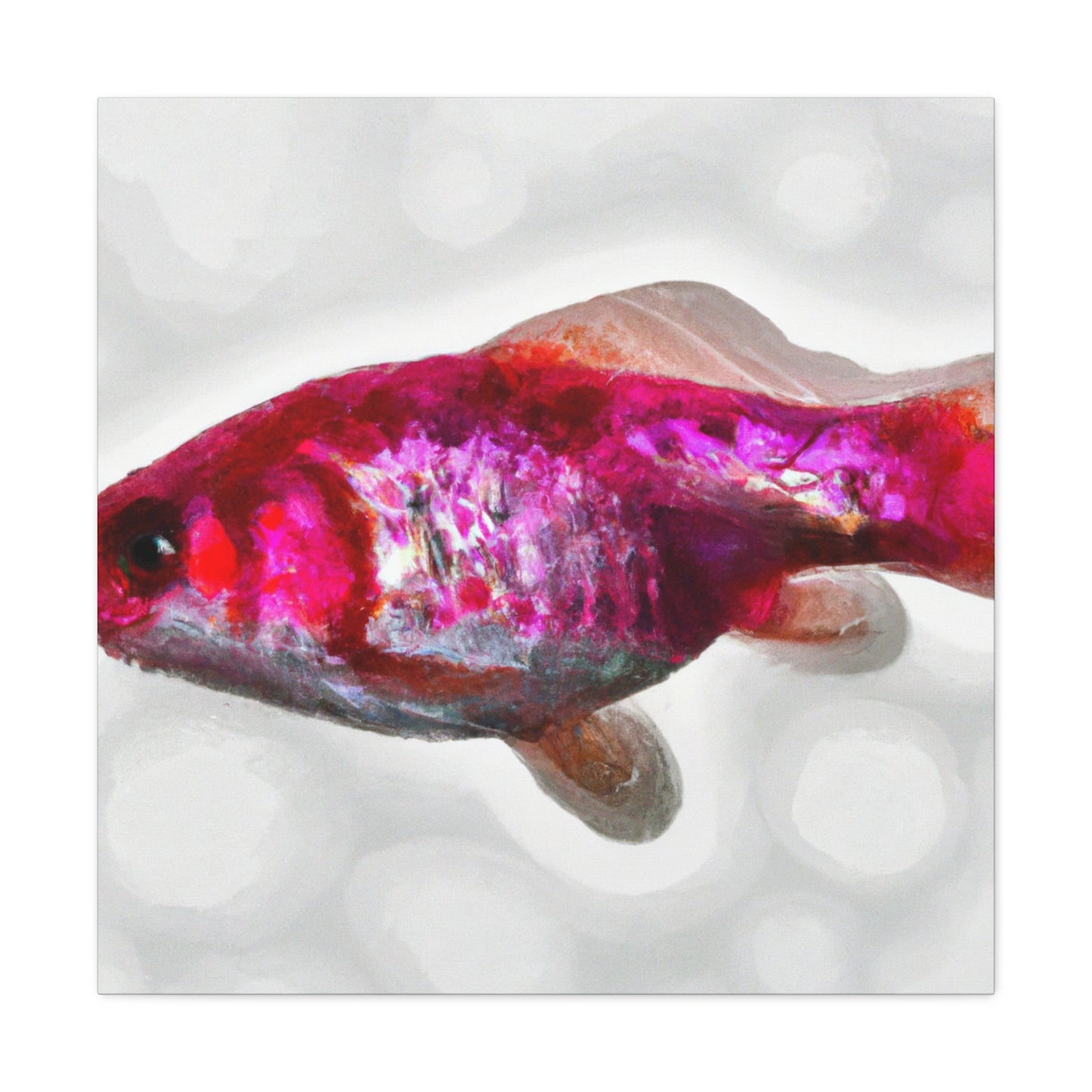 "Killifish in Bloom" - Canvas