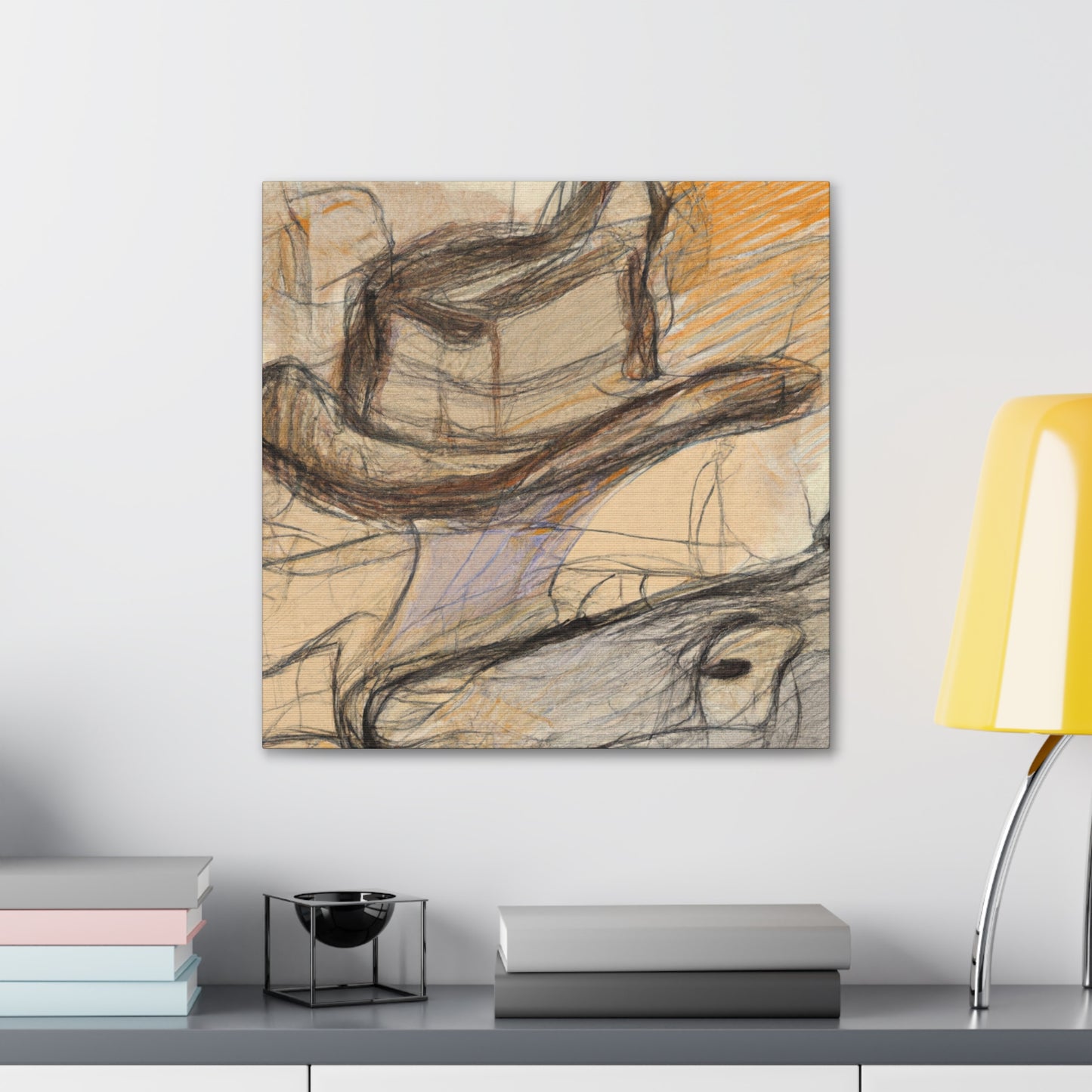 "Cowboy Hat Reflection" - Canvas