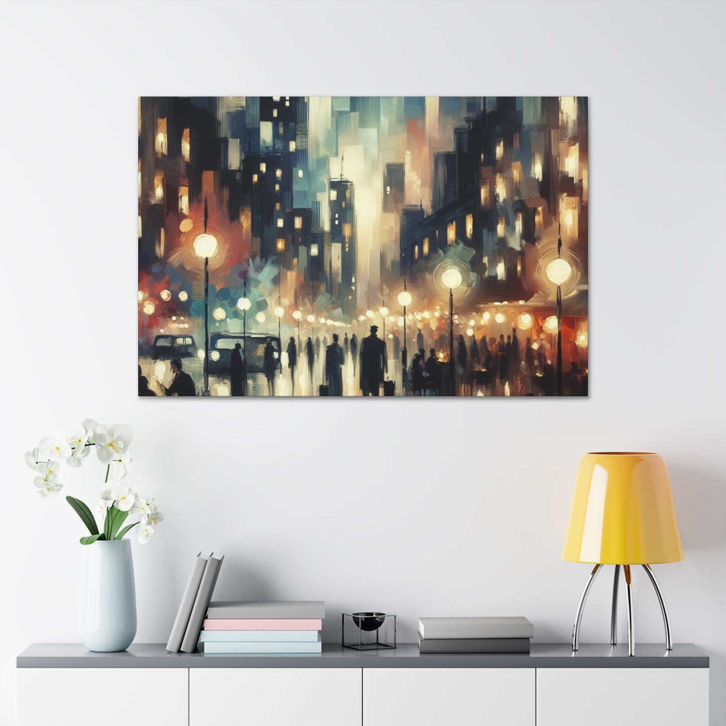 Passionate Moonlit Dance - Canvas