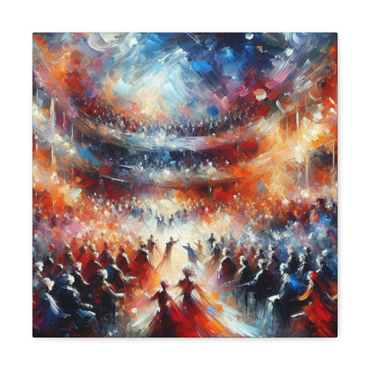 Operatic Symphony of Movement - Canvas