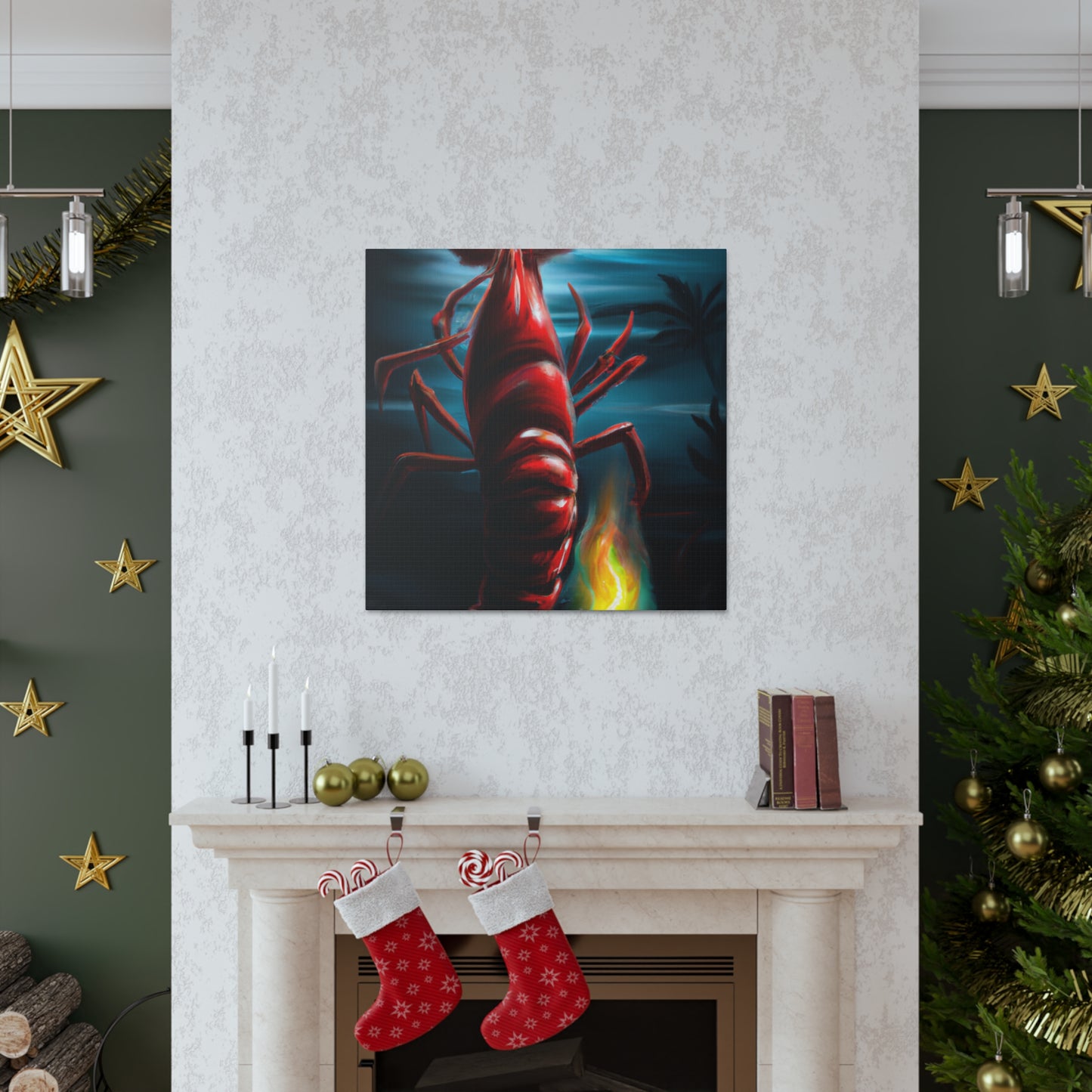 "Lobster's Surreal Dream" - Canvas