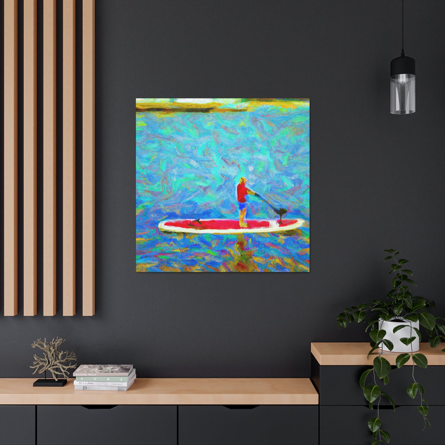 "Calm on the Paddle" - Canvas