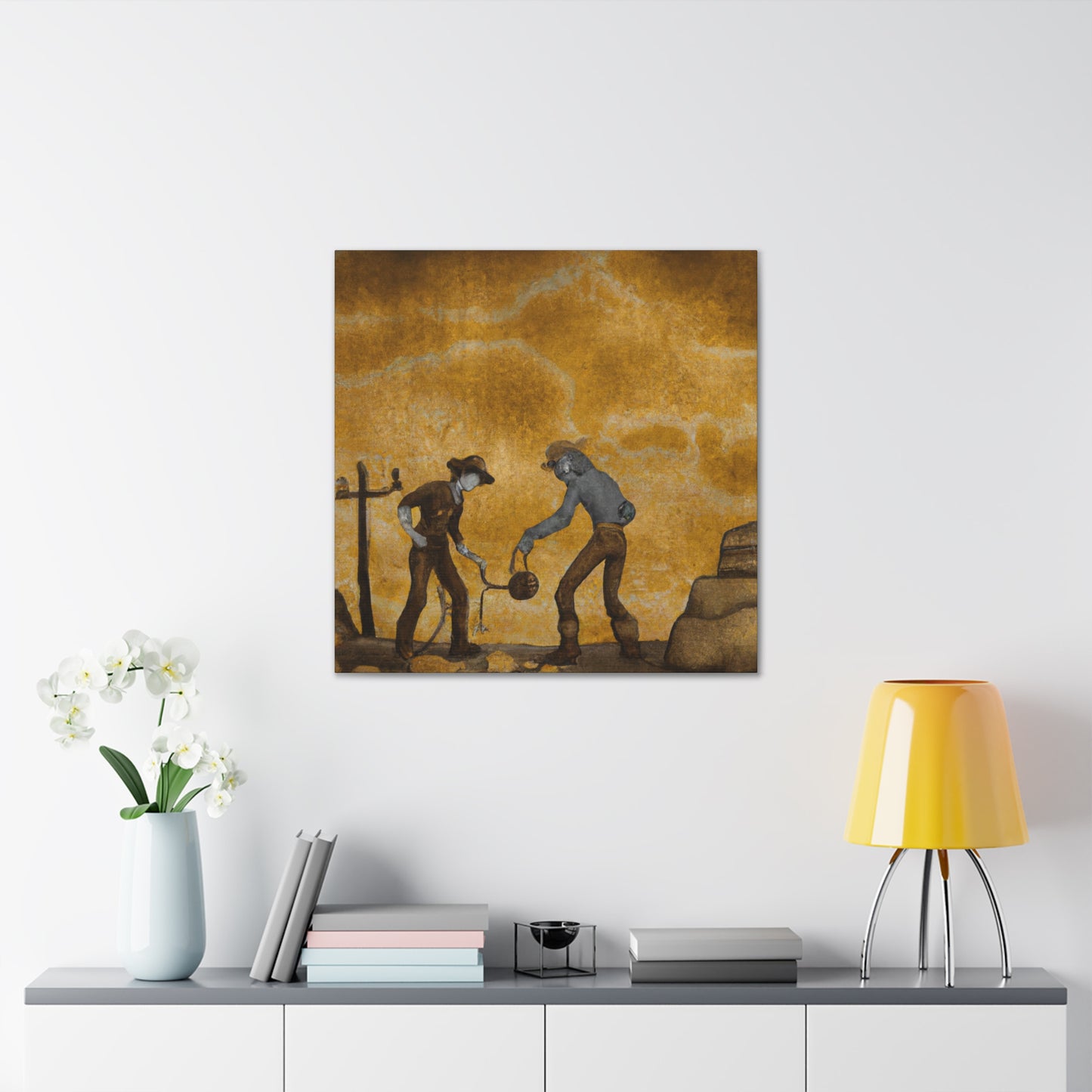 Mining for Goldens - Canvas