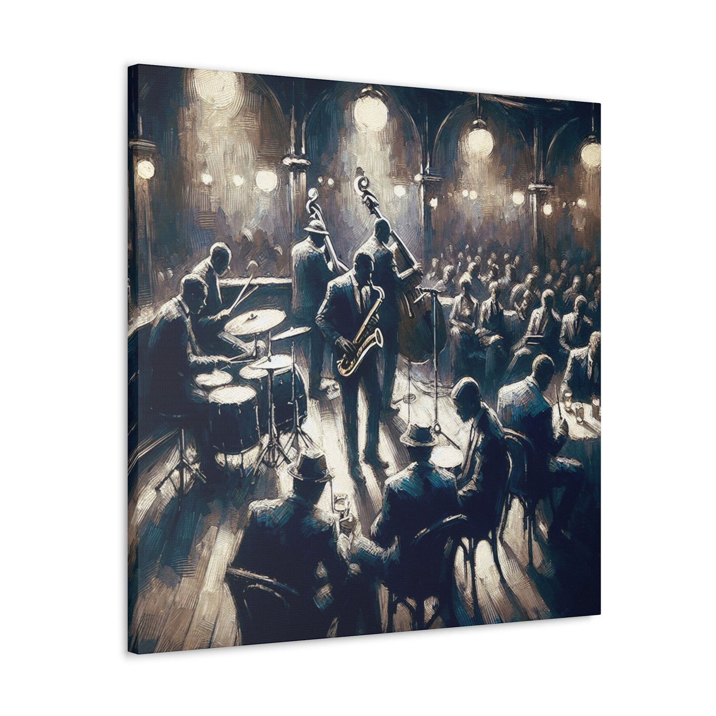 Jazz Night Revelations - Canvas