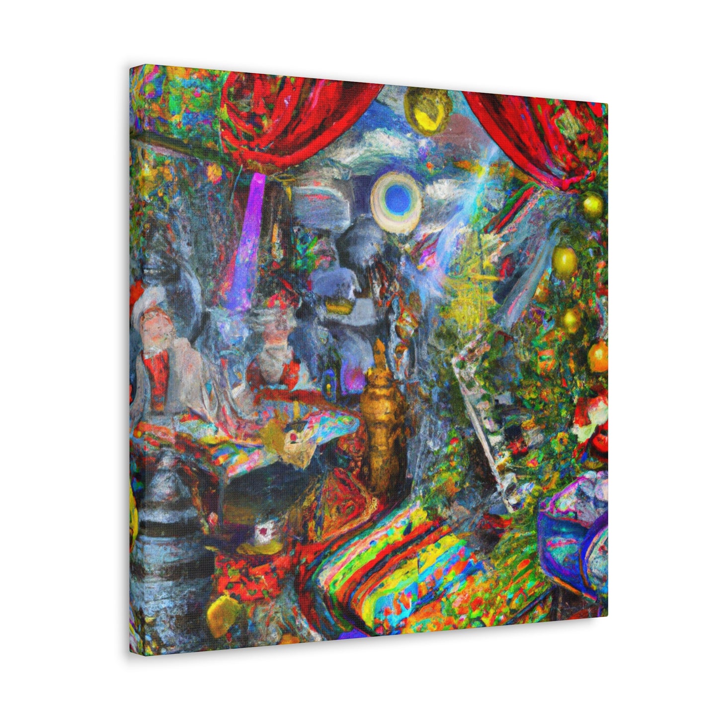 Santa's Surreal Workshop - Canvas