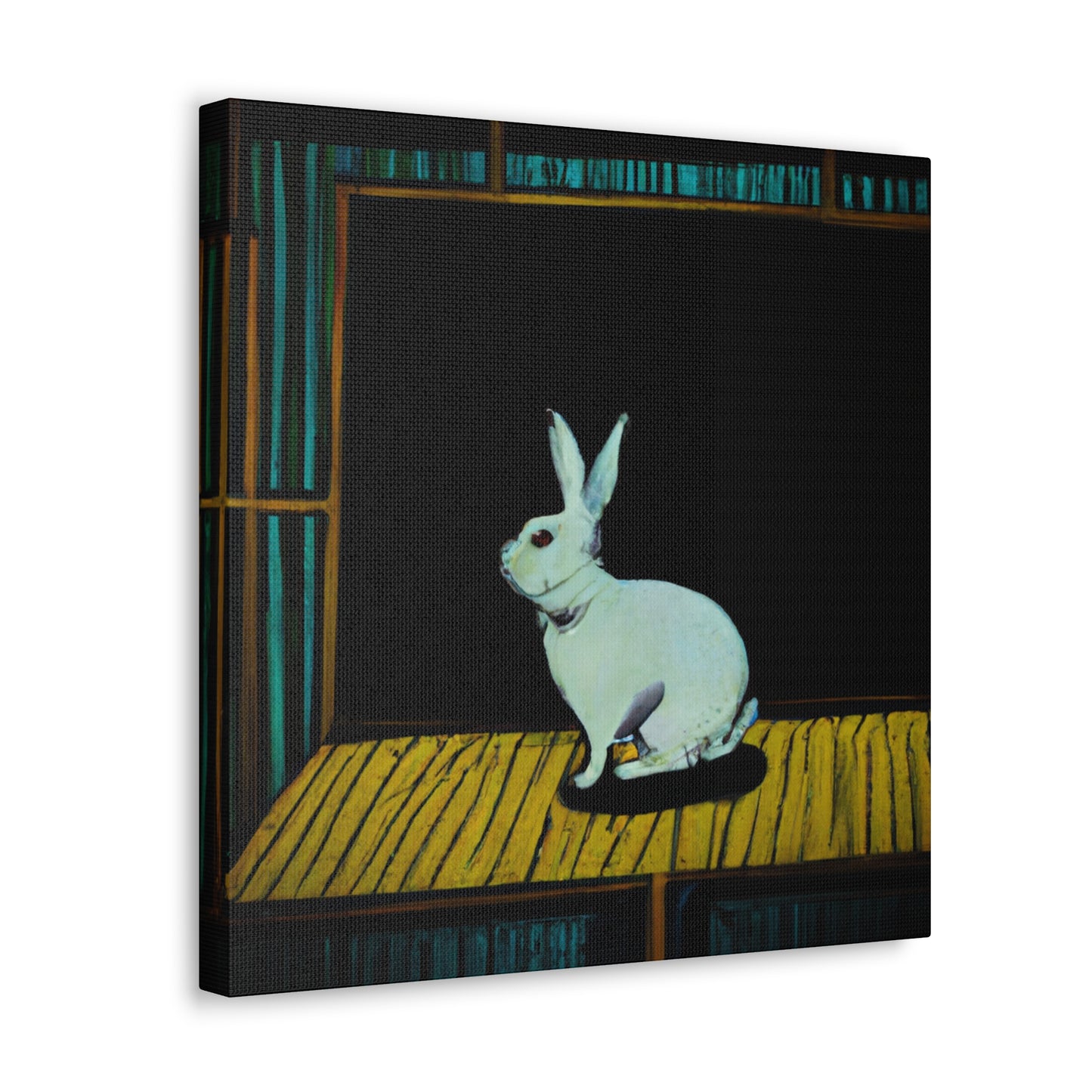 Rabbit in Neutral Tones - Canvas