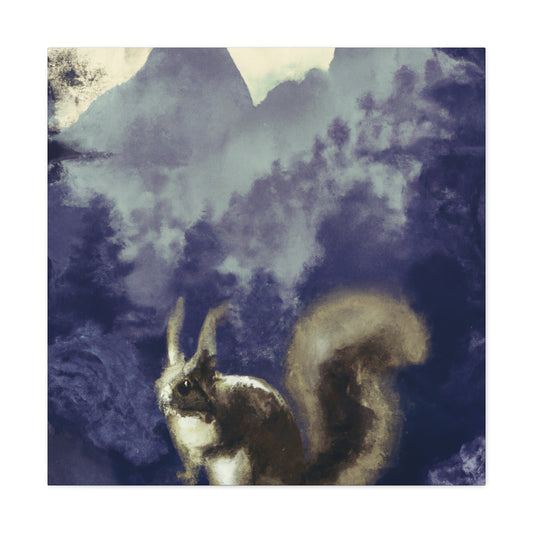 Squirrel in Baroque - Canvas