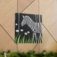 "Zebra in Deco Style" - Canvas