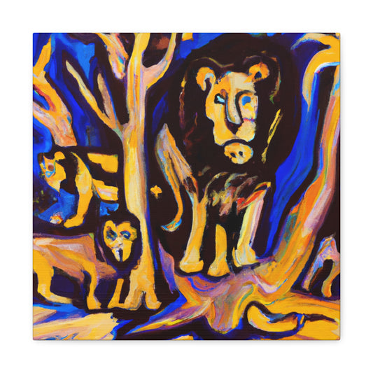 Regal Lion Dreamscape - Canvas