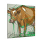 "Jersey Cow Serenity" - Canvas