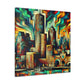 "Urban Hues Unleashed" - Canvas