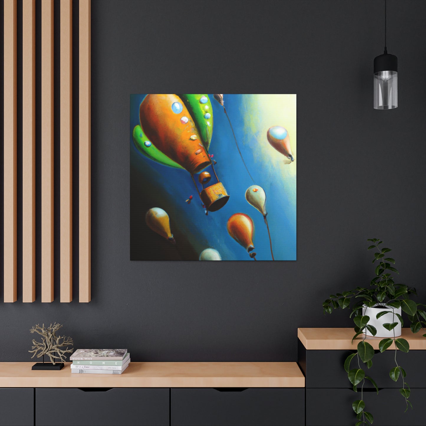 "Skyward Floating Dreams" - Canvas